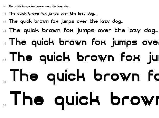 Dancing Juice font waterfall